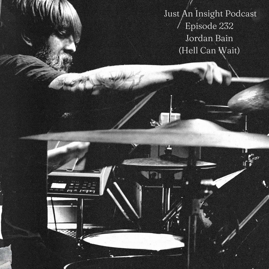 This week we are joined by <a href="/hellcanwaithc/">HELL CAN WAIT</a> drummer Jordan Bain.

We discuss how Jordan started life in a Deathcore band before kick starting things with Hell Can Wait. How the band want to carve out their own path in melodic hardcore and more 

justaninsight.com/2023/01/31/epi…
