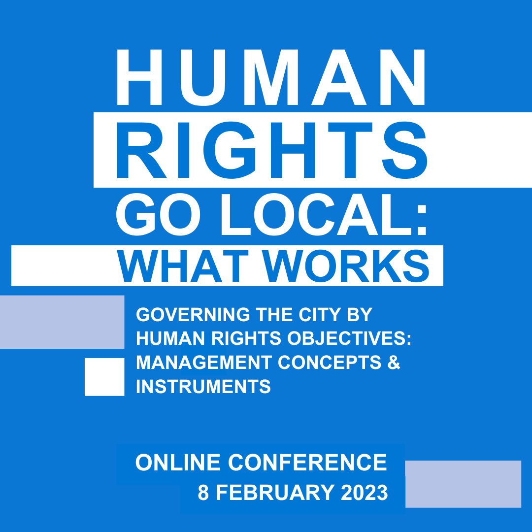 hrgolocal's tweet photo. How can human rights enrich public management at the local level? We will discuss at our online Conference on 8 February with representatives from @UNESCO, @UNHumanRights, @UNHABITAT, @COECongress, @EURightsAgency and mayors from around the world! Join: https://t.co/zVDE2uZn58 https://t.co/IlmT7Vgcr4