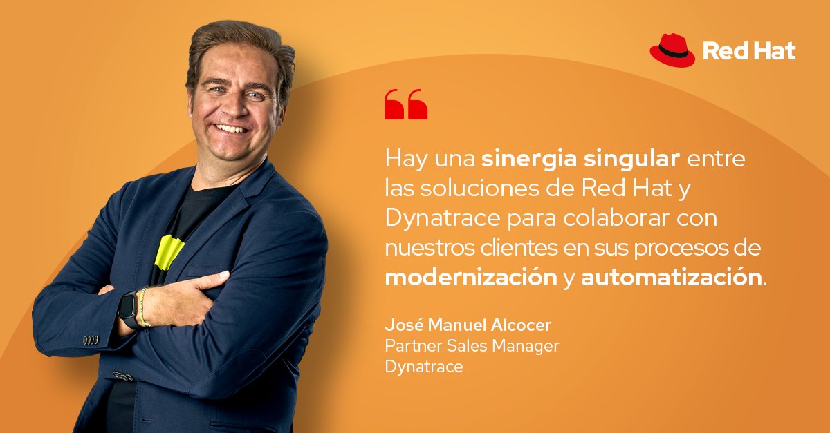 La #colaboración con nuestros #partners nos permite ofrecer al cliente las mejores soluciones.

Porque Red es más que un color.
#RedIsMore
<a href="/Dynatrace/">Dynatrace</a> 

red.ht/3Igc4tK