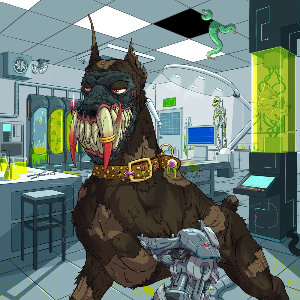 Mutant Hounds NFT giveaway 🧪🐺

Floor price is 0.52 $ETH ($820) ✔️

To enter:
Follow with 🔔
Like &amp; RT 🔂
Tag 2 frens 🤝

~ 24 hours ⏰