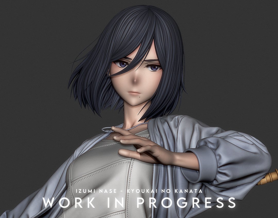 Yoo_Dyth's tweet photo. Sculpt work in progress, Izumi Nase from Kyoukai no Kanata. If you guys have any feedback, please do let me know. Cheers!
I will make a cloth sculpting tutorial video. No promises on when that will be released. But stay tuned if you're interested!
#IzumiNase #KyoukainoKanata https://t.co/6VQmnLkdug