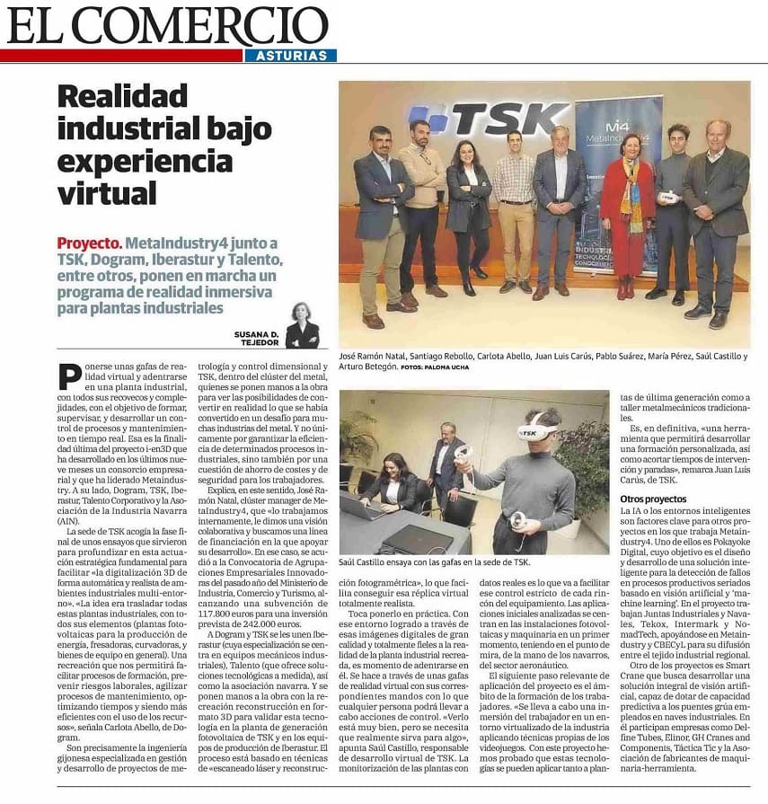 SRPAsturias's tweet photo. #ClienteSRP

▶️ @Dogram_Ing, ingeniería especializada en proyectos de metrología y control dimensional, participa en un programa financiado por @mincoturgob y liderado por @MetaIndustry4, para llevar la realidad inmersiva a las plantas industriales 👏👏👏

https://t.co/n1MZfuJr6O https://t.co/2JKQZMANBQ