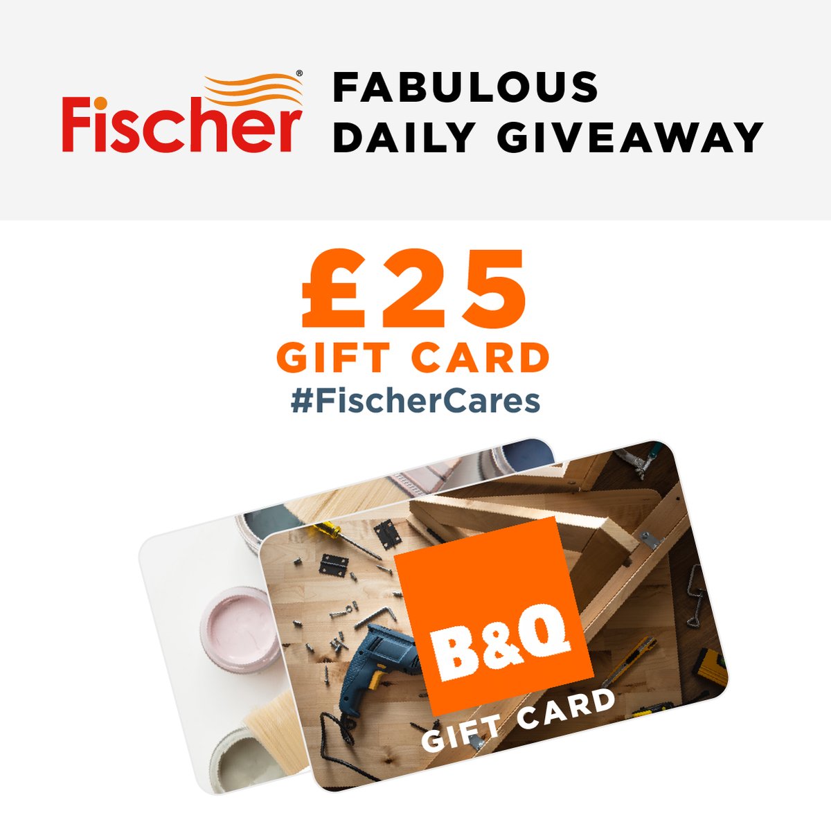 FischerWarmHome's tweet photo. If you want something done right, you must do it yourself
Painting the bedroom or putting up a new shelf
A £25 voucher to be spent at B&amp;Q
Now fix the leaky tap in the downstairs loo?

#freegiveaway #Competitiontime #fischerfutureheat #fischerwarmhome #FischerCares https://t.co/YdLrULUqNu