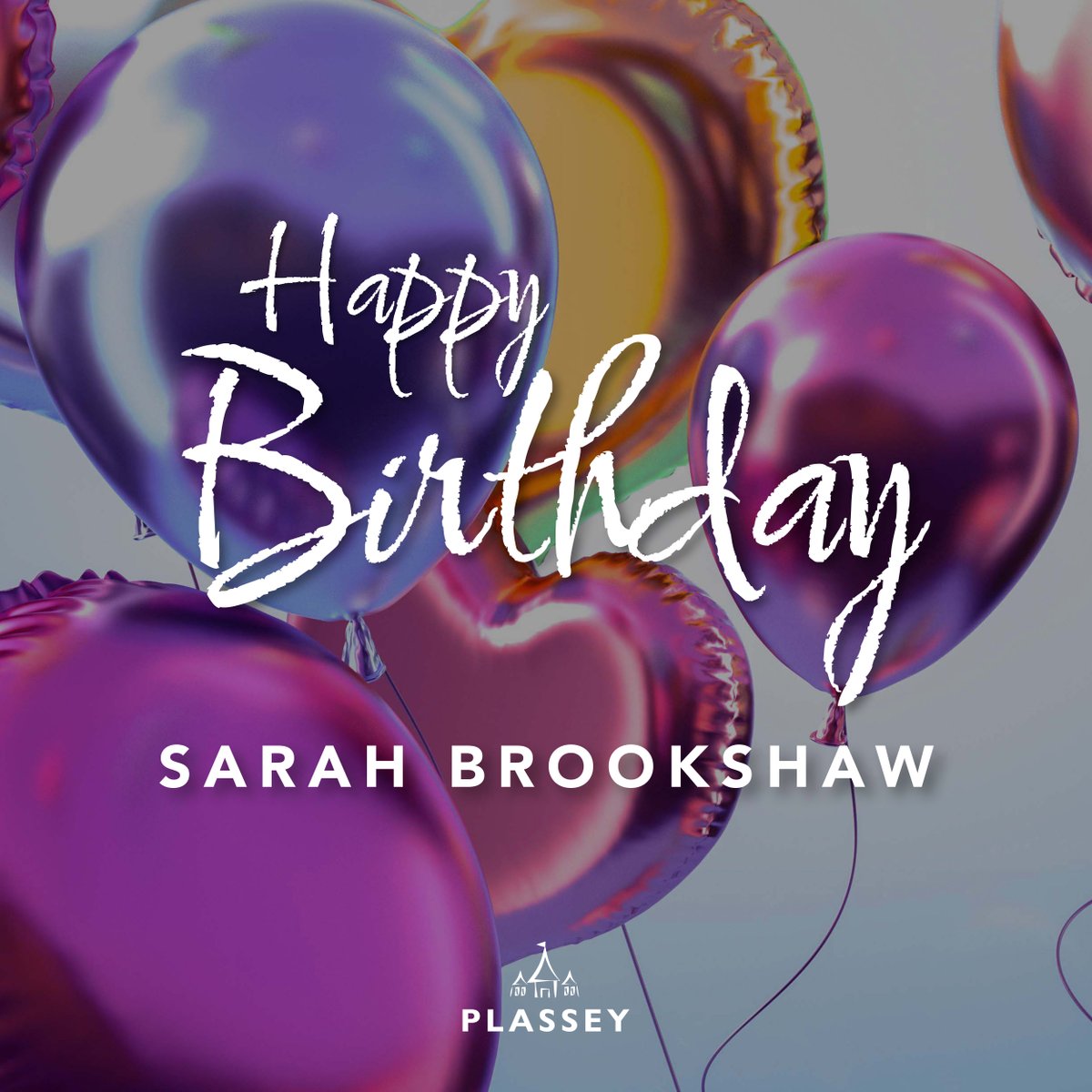 ✨Happy Birthday to Sarah Brookshaw✨

Wishing you a lovely birthday💐🎂.

Best wishes,
from all of the Plassey Team💜