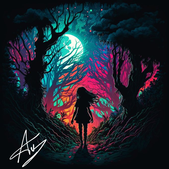 Digital Art: Girl Walking In Forest 🌳 #art  #digitalart https://t.co/ml8celgkl1<a href="/tag/art"class="tags">#art</a><a href="/tag/digitalart"class="tags">#digitalart</a>