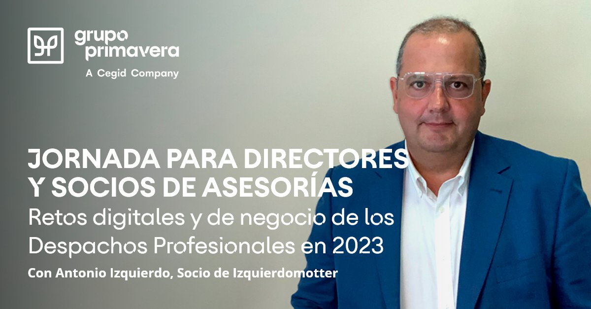 📢 ¿𝗔 𝗾𝘂é 𝗿𝗲𝘁𝗼𝘀 𝘀𝗲 𝗲𝗻𝗳𝗿𝗲𝗻𝘁𝗮 𝘂𝗻 𝗱𝗲𝘀𝗽𝗮𝗰𝗵𝗼 𝗽𝗿𝗼𝗳𝗲𝘀𝗶𝗼𝗻𝗮𝗹 𝗲𝗻 𝟮𝟬𝟮𝟯?
Te invitamos al desayuno de trabajo con <a href="/izquierdomotter/">Izquierdo Motter</a>
- 14/2 𝗩𝗮𝗹𝗲𝗻𝗰𝗶𝗮
- 23/2 𝗠𝗮𝗱𝗿𝗶𝗱
- 2/3 𝗕𝗮𝗿𝗰𝗲𝗹𝗼𝗻𝗮
⏬ 
eu1.hubs.ly/H02K7Nq0