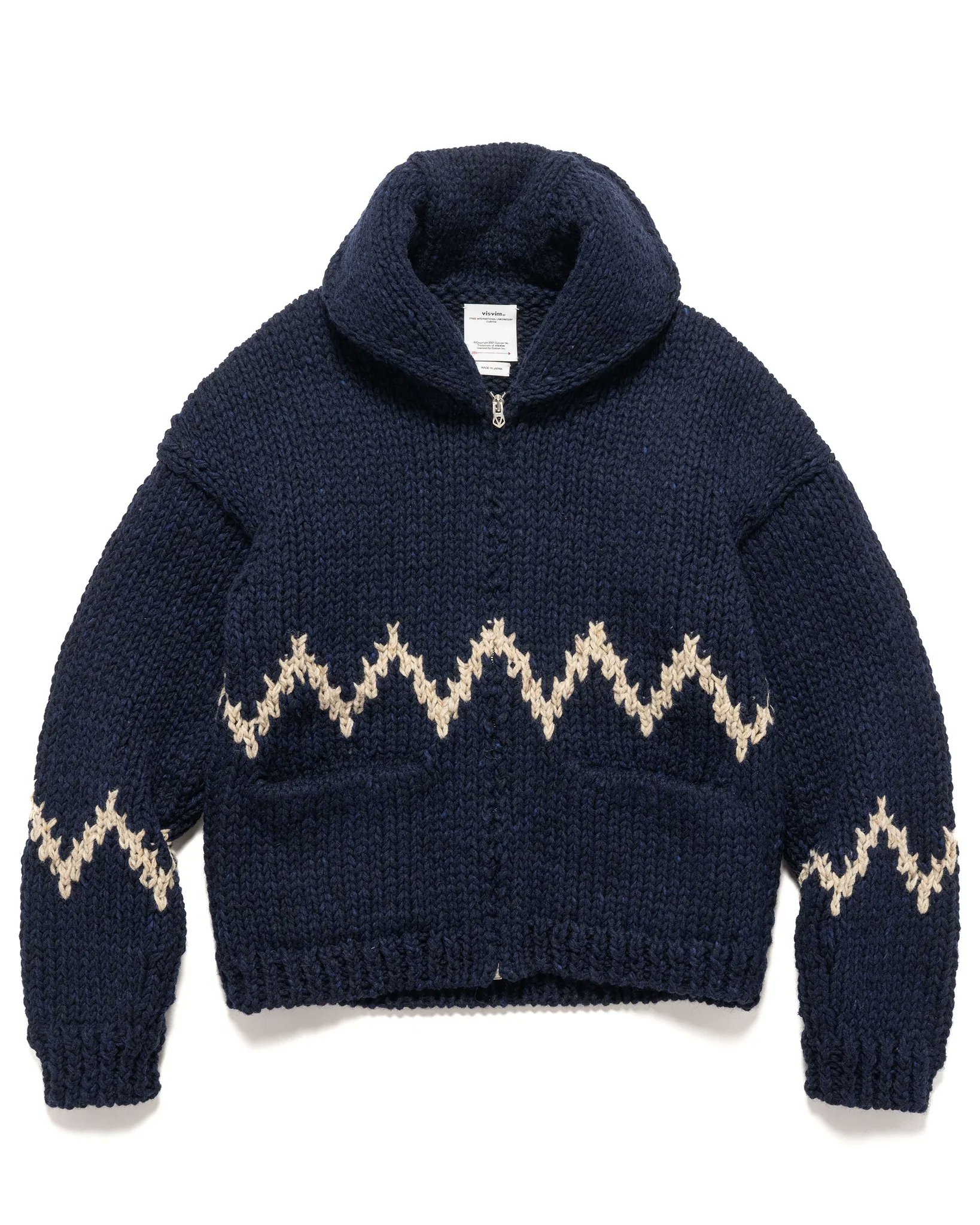 美品】visvim cowichan hand knit n.d.