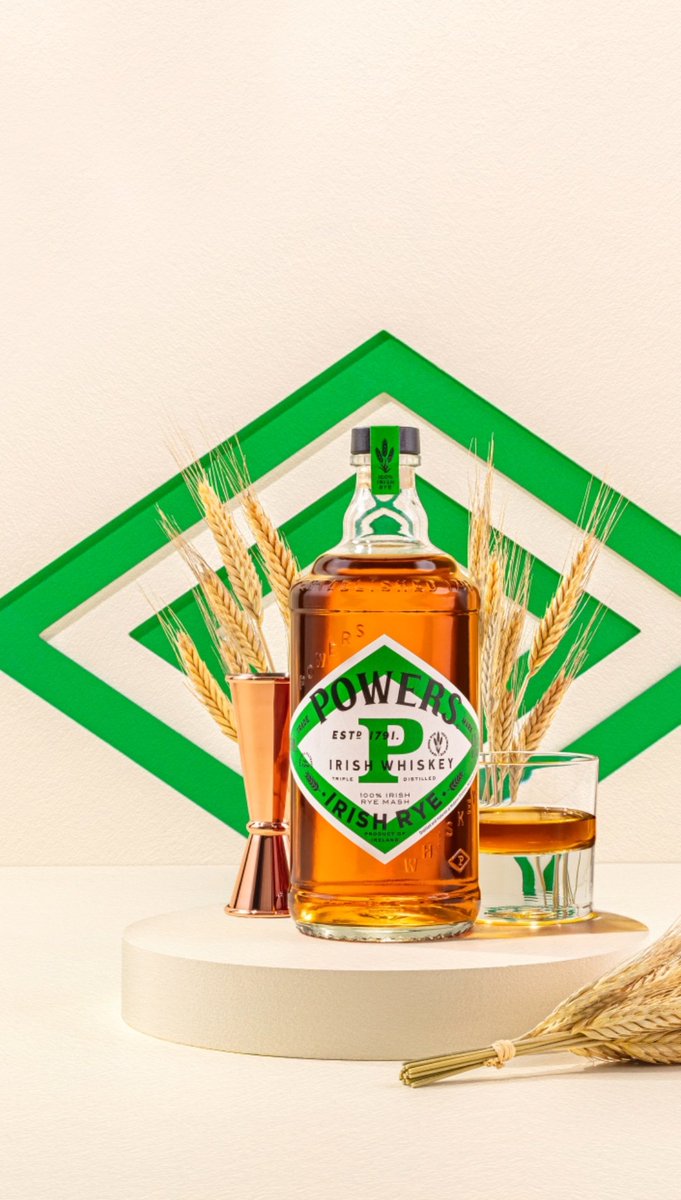 Powers Rye! Using 100% Irish rye (no mention if this is mash ratio or just origin of the rye component) 43.2% with RRP €40. Coming 20th Feb. Could be a cracker!