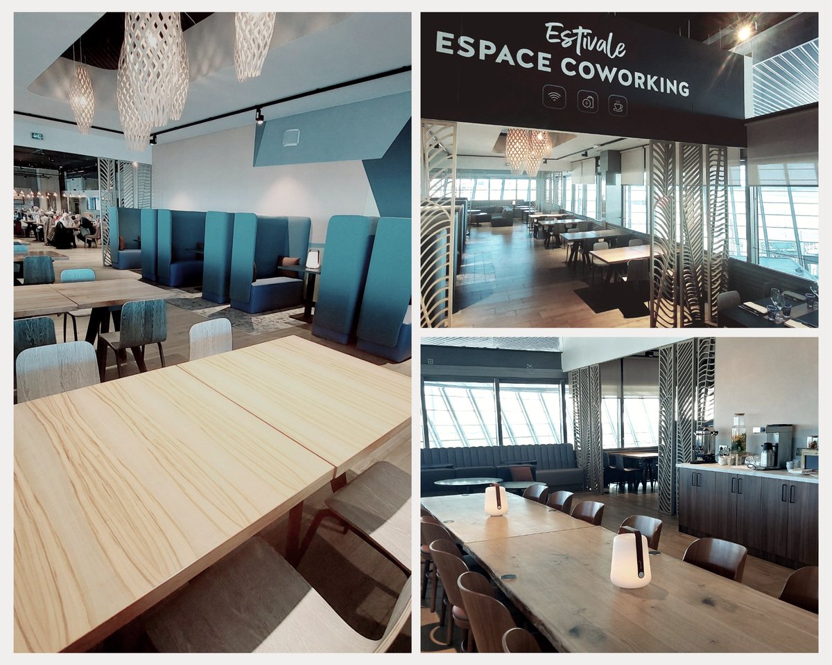 explorenca's tweet photo. 🆕 Un nouvel espace de coworking a ouvert ses portes au bar-restaurant l'Estivale de l'@AeroportNice Côte d'Azur ✈️
Un environnement inspirant avec vue imprenable sur les pistes du Terminal 2 🛫
👉https://t.co/lDvyRawfhs

#ExploreNiceCotedAzur https://t.co/cQPHM2d5Fd