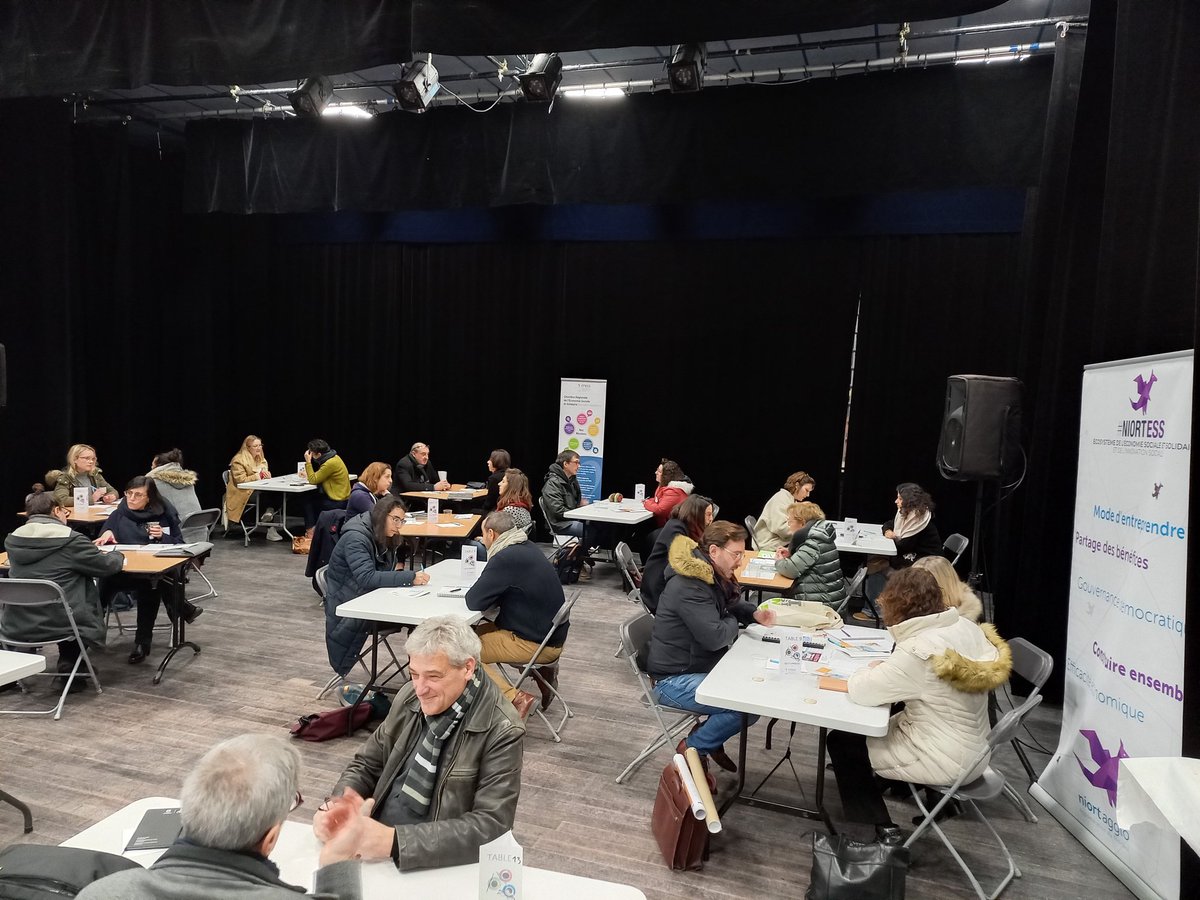 CRESS_NvlleAqui's tweet photo. [#ESS]@CRESS_NvlleAqui
Lancement #ESSpresso de @NiortAgglo 
retour sur #diag #territorial #ESS, évocation #ambitions de la collectivité et #Feuille de #Route #ESS, avant #rdv d'#affaires &amp; #interconnaissance
Merci @LesMatapeste pour l'accueil 
@FlorenceRoy_Pro @LucyMoreau_LM https://t.co/GDbI40Lml0