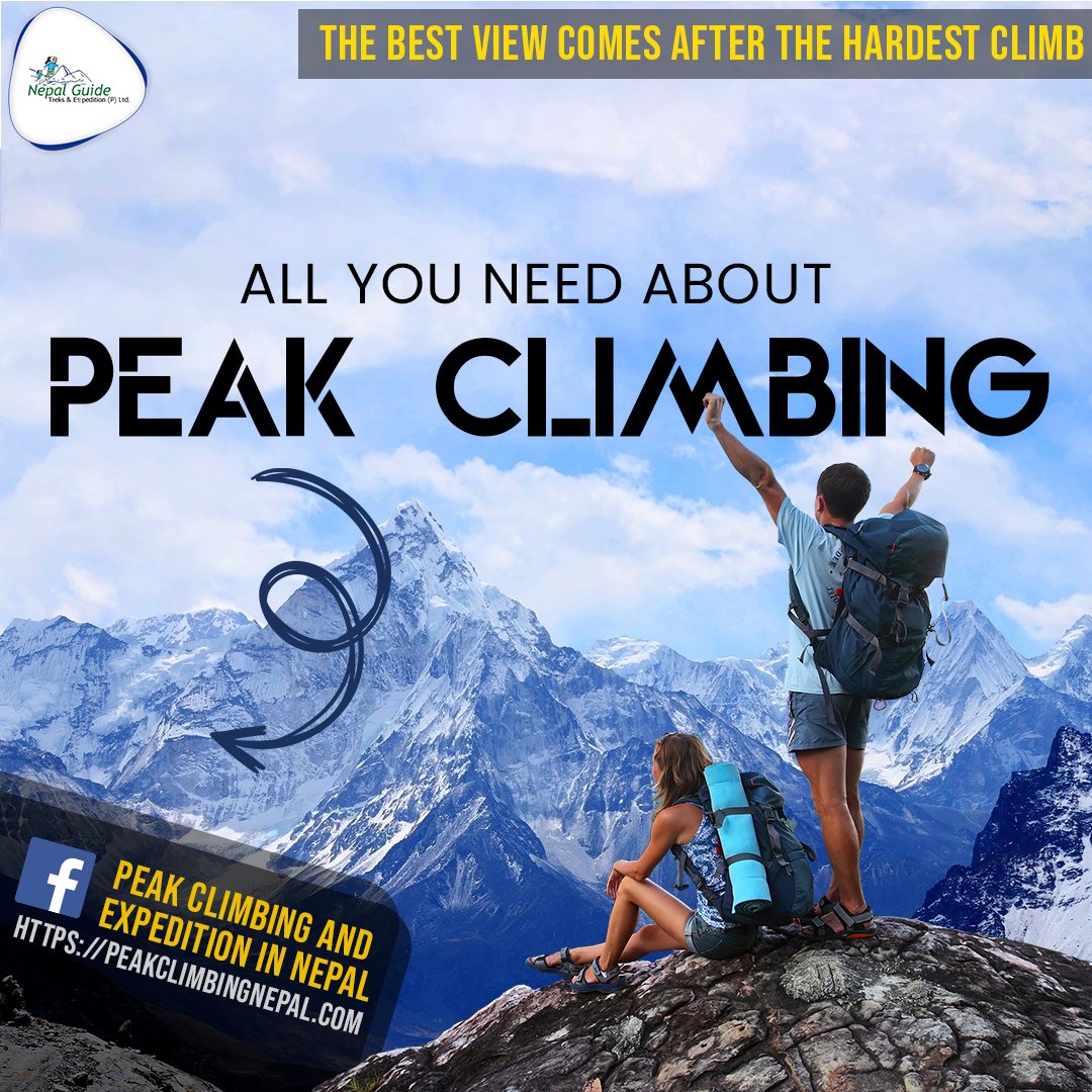 peaksclimbing's tweet photo. THE BEST VIEWS COMES AFTER THE HARDEST CLIMB 
Do visit for more Info: https://t.co/RzGUBz2BT4
https://t.co/VgbLhWN0lQ: 8122
Thamel, Kathmandu Nepal
Phone: +977-14412764 , 4412865
Mobile : +977-9851 029 613
Viber : +977-9851 029 613 
Info@peakclimbingnepal.com https://t.co/gcP8d8MmJO