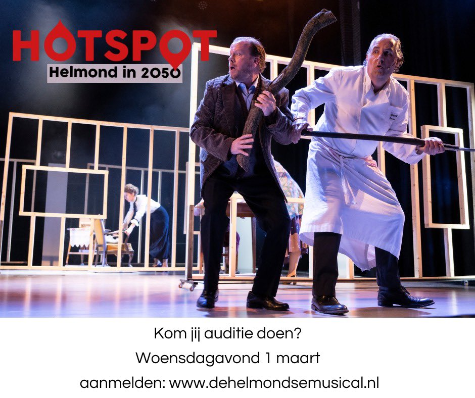 De Helmondse Musical komt terug! Meedoen? Vragen? Check dehelmondsemusical.nl