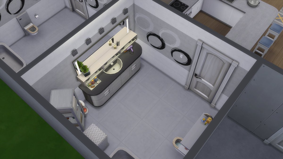 Psycho_Sim's tweet photo. I'm building an apartment complex. Not sure how many studios, 1 be, &amp; 2 Br I'm going to have, but here the 1st studio. I got lazy with the bathrooms &amp; used one I've had in my gallery for ages. I did tweak it some though. https://t.co/iiuhRfZafK