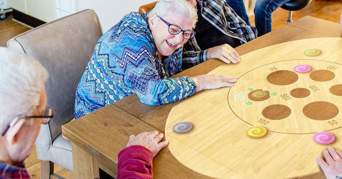 A <a href="/HealthITNews/">Healthcare IT News</a> brief: Andrus on Hudson turned to <a href="/ToverCare/">Tover NL</a> to set up Tovertafel, a #gaming table for individuals with cognitive disabilities, on AOH's #memory care floor to expand the toolkit of resources for #caregivers.
medigy.com/news/2023/01/3…
#dementia #DementiaCare #Health