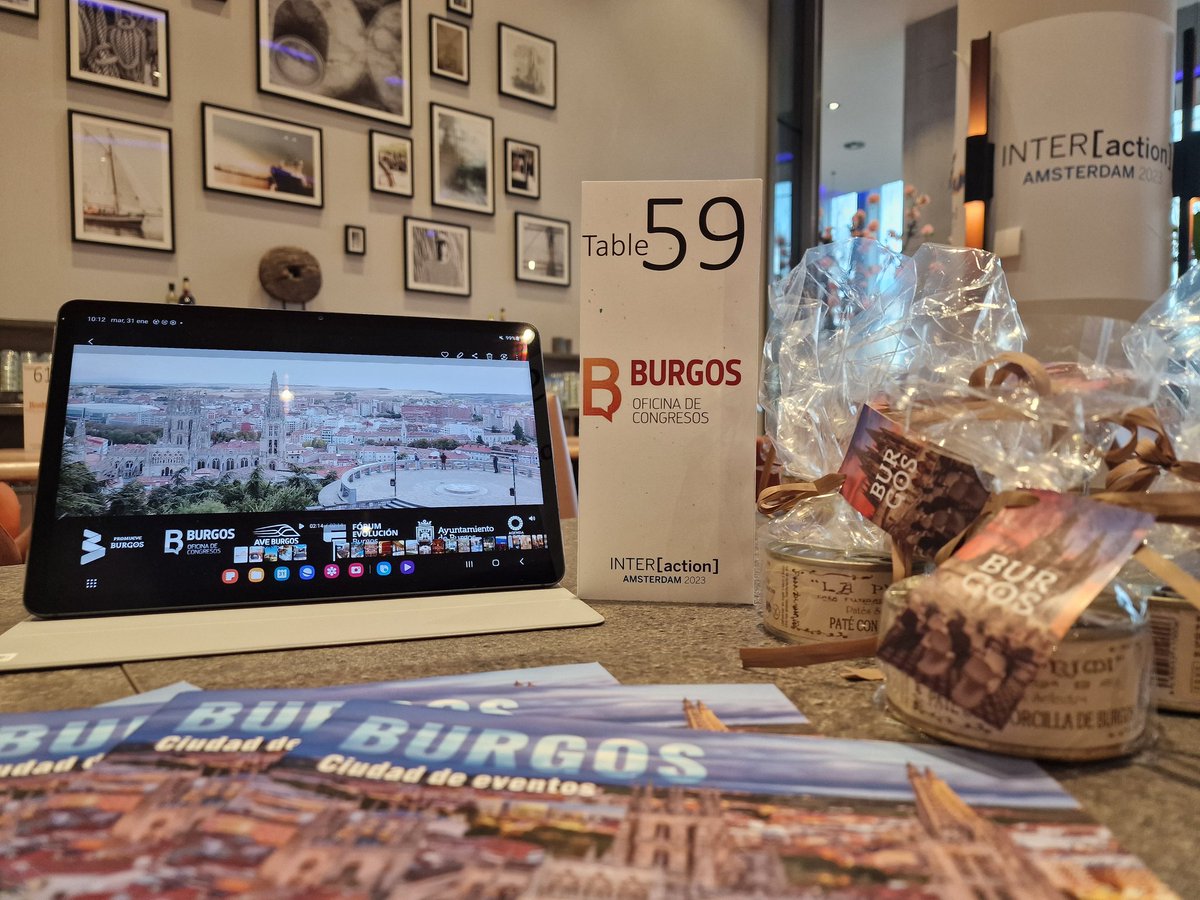 congresosburgos's tweet photo. Todo preparado para comenzar una nueva edición de #INTERaction2023 en Ámsterdam, con presencia de #Burgos como expositor #amexgbt #INTERactionAmsterdam2023 #beinspired #MICE https://t.co/3Ip2dxPXuH