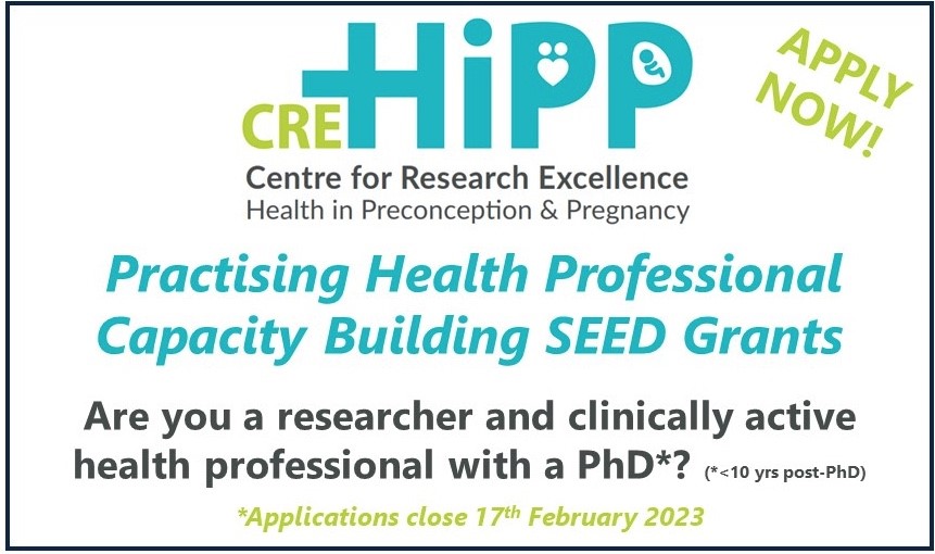 2 x Health Professional Capacity Building SEED grants are available to support research and engagement, translation engagement and capacity building among clinically active health professionals.

Find out more &amp; apply here: bit.ly/3Du6xfT