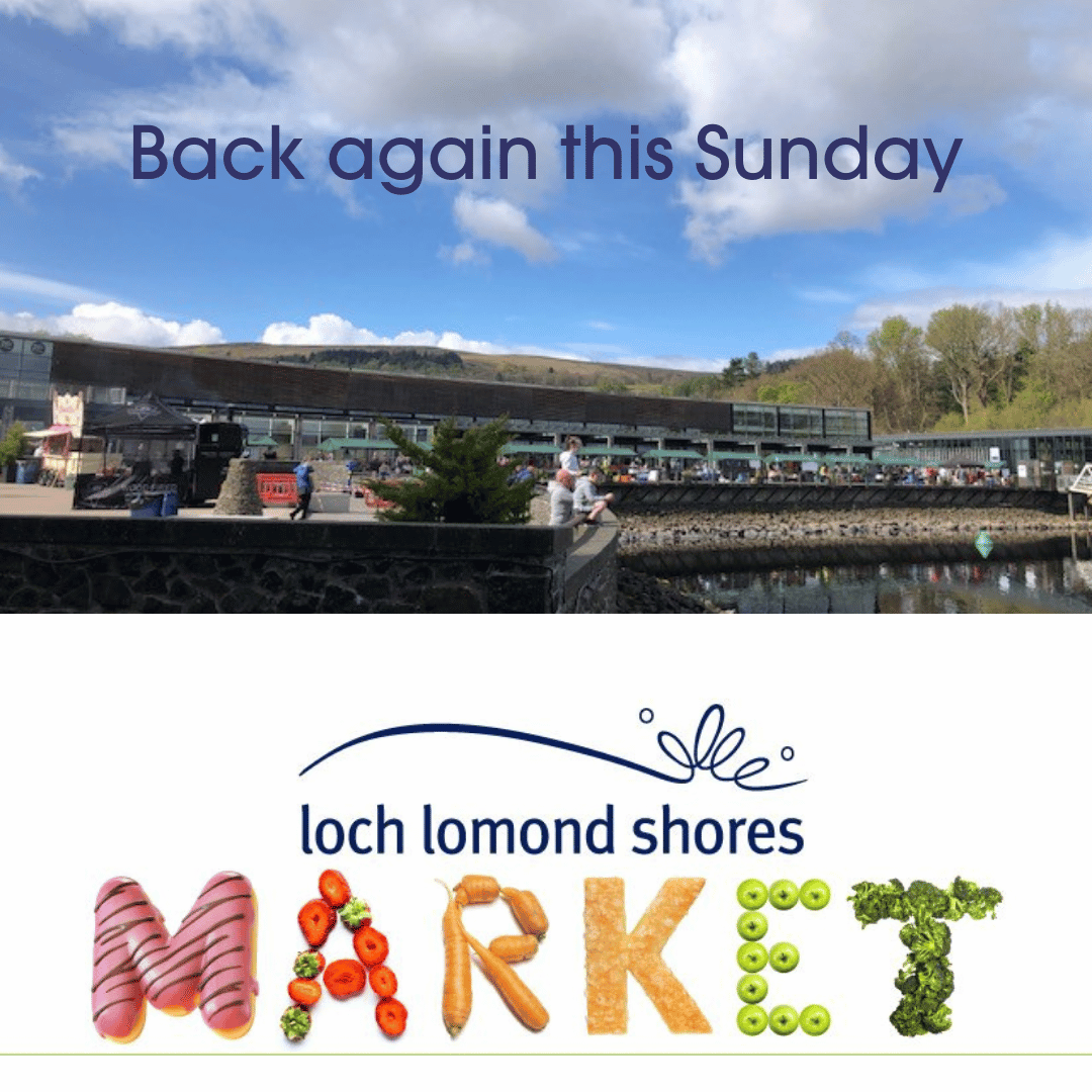 lochlomondshore's tweet image. The Market at Loch Lomond Shores is back this Sunday from 10am to 4pm after a break during January.  Come and browse your favourites including local produce, artisan crafts and tasty street food. #localproducers #outdoormarket #artisancrafts