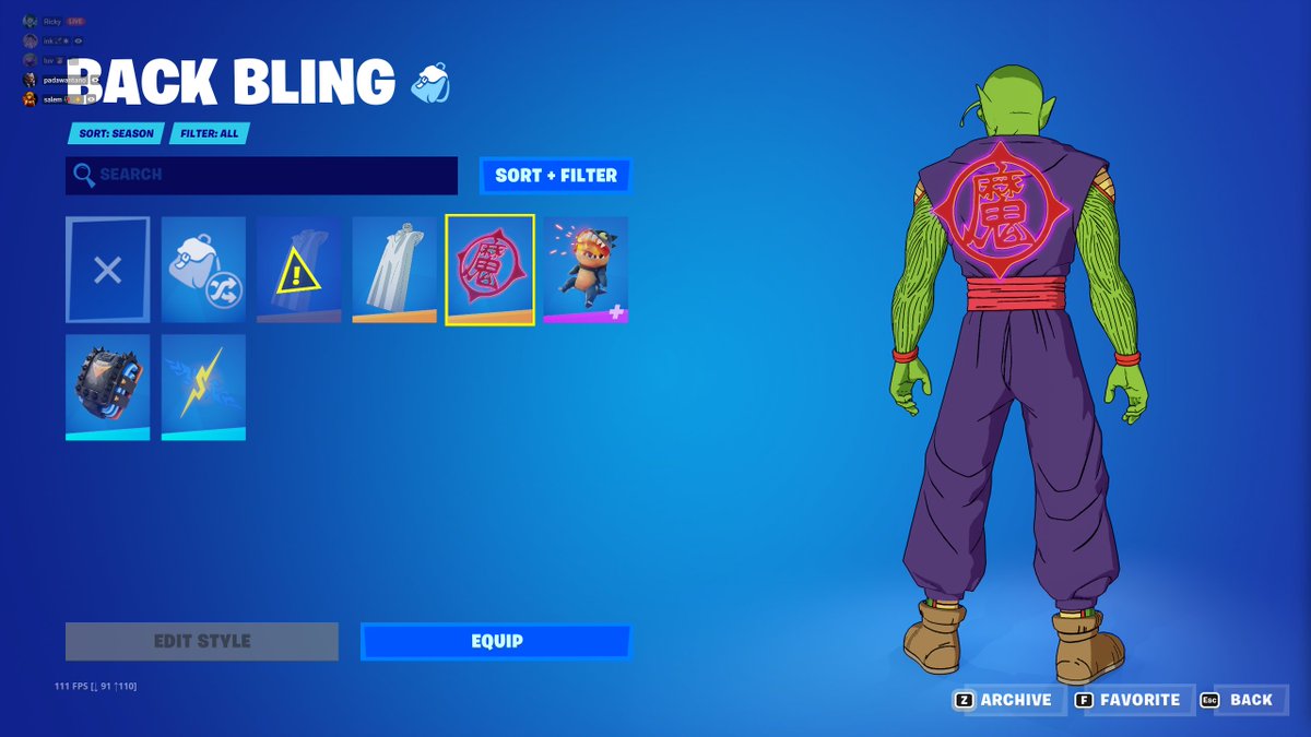 iFireMonkey on Twitter "Piccolo's Demon Symbol Backbling"