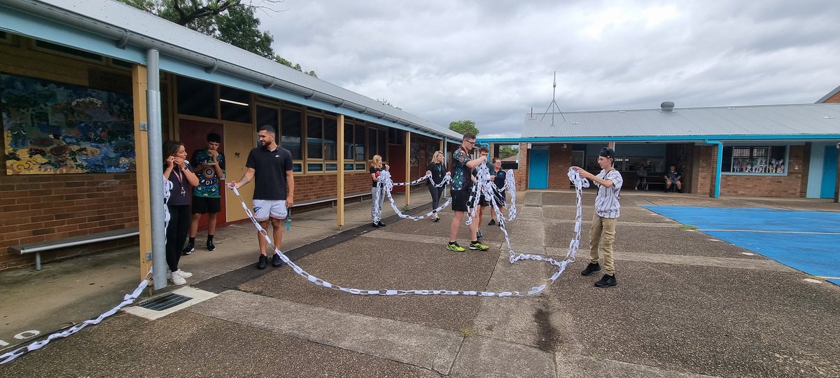 Today students were welcomed back with a challenge 🏆The class with the longest paper chain made in 30 minutes 📃⛓️

This was a great team building exercise to start 2023

Congratulations goes to class 6 👏