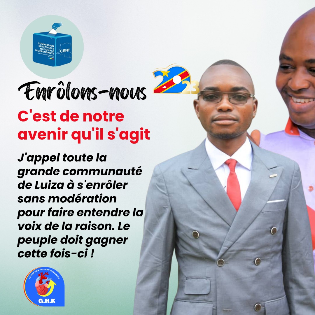 Germain3M's tweet photo. La population du Kasaï central et particulièrement celle de LUIZA prend acte d'accompagner le président @HuismanKambongo jusqu'à la fin de sa lutte, il est une personne que Dieu nous a envoyé, seulement les faibles que le vent peut emporter ! Avec le coeur toujours @TresorLuskas https://t.co/pkYL6T0h60