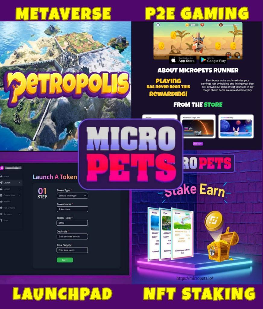 Riena_1113's tweet photo. @MrBigWhaleREAL You should buy #MicroPets right now. $PETS is one of a bullish project today. 🔥🚀 https://t.co/j6qZmU6S90