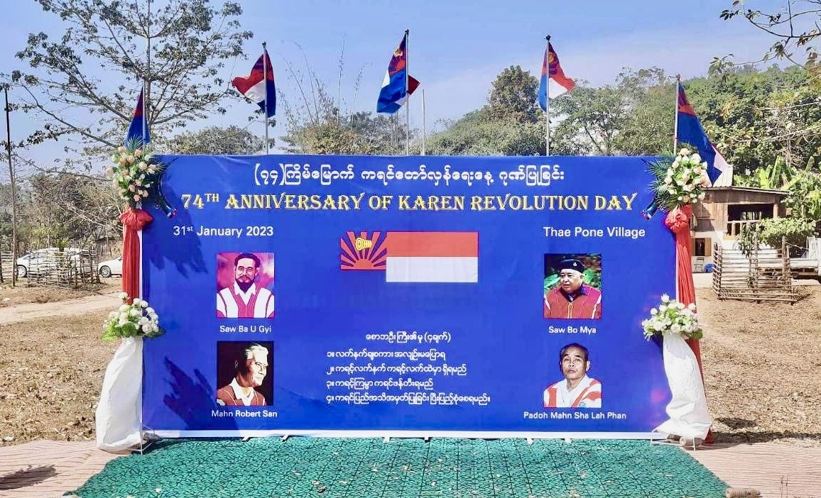 DrSasa22222's tweet photo. ၇၄ နှစ်မြောက် ကရင်တော်လှန်ရေးနေ့
၇၄ နှစ်ကြာ ကရင်တော်လှန်ရေးသည် မြန်မာအာဏာပိုင်များ၏ ရက်စက်ကြမ်းကြုတ်သော တိုက်ခိုက်မှုများကို တွန်းလှန်ရန်နှင့် မတရားမှုများကို တိုက်ဖျက်ခြင်းမျှသာ မဟုတ်ပါ။ အခွင့်အရေး၊ လွတ်လပ်မှုနှင့် ကိုယ်ပိုင်ပြဋ္ဌာန်းခွင့်အတွက်ပါ အမှန်တကယ���ရုန်းကန်မှုဖြစ်ပါတယ် https://t.co/49rn5nOgT1