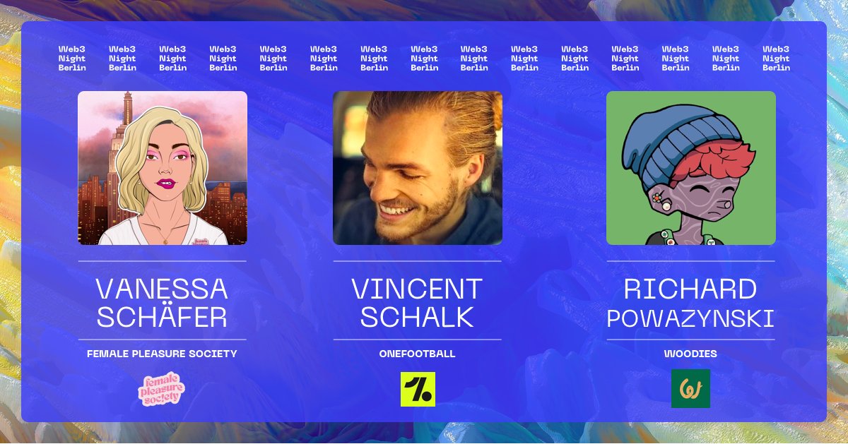 Two days until #Web3NightBerlin, where we are bringing together 100+ of the brightest web3 folks in an invite-only event. Very excited to announce another  interesting panel! Looking forward to chatting w/ <a href="/rpowazynski/">Richard Powazynski</a>, Vincent and Vanessa. Learn more: uncap.co/web3-night-ber…