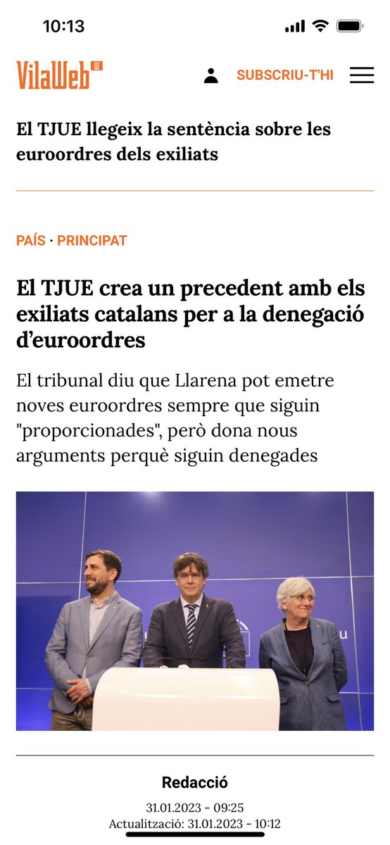 M_BrokenLeg's tweet photo. Sí! Els independentistes som un GRUP IDENTIFICABLE DE PERSONAS DAVANT EL QUAL LA JUSTICIA DE L’ESTAT ESPANYOL DEIXA DE FUNCIONAR!. L’1-O com a mínim 2.044.038 pers. Més de 4.000 encausats! Molta força @LluisPuigGordi @KRLS @toni_comin @ClaraPonsati @martarovira #sentenciaTJUE https://t.co/MEVfzudMCm