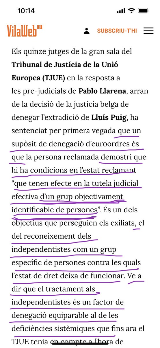 M_BrokenLeg's tweet photo. Sí! Els independentistes som un GRUP IDENTIFICABLE DE PERSONAS DAVANT EL QUAL LA JUSTICIA DE L’ESTAT ESPANYOL DEIXA DE FUNCIONAR!. L’1-O com a mínim 2.044.038 pers. Més de 4.000 encausats! Molta força @LluisPuigGordi @KRLS @toni_comin @ClaraPonsati @martarovira #sentenciaTJUE https://t.co/MEVfzudMCm