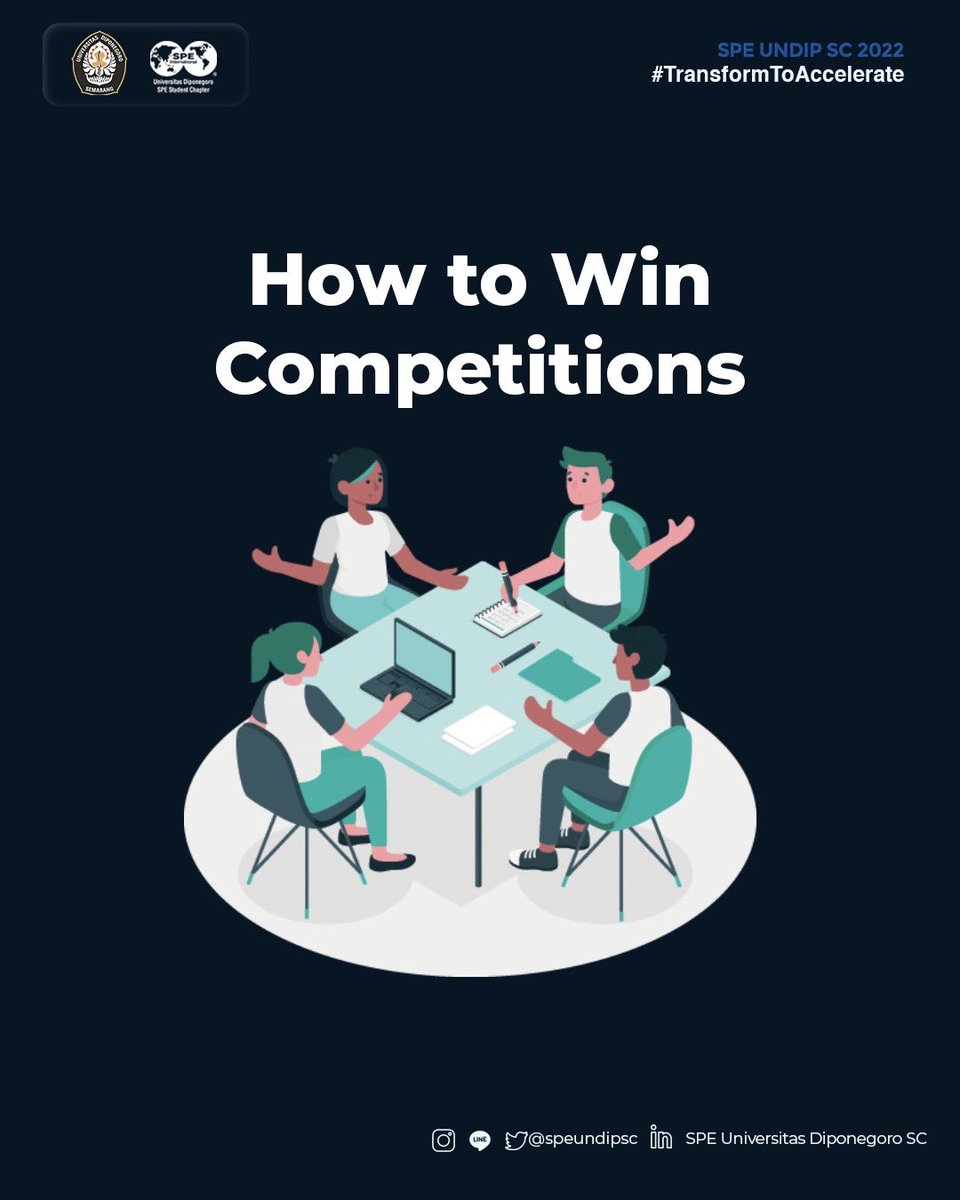 speundipsc's tweet photo. [SPE LIFE PRO TIPS]

Entering competitions can be fun, and a good way to hone your skills. While you can't expect to win every time, you can increase your chances of winning with the right strategy and preparation. These are general tips that can be applied and customized to your https://t.co/5vD73meIdZ