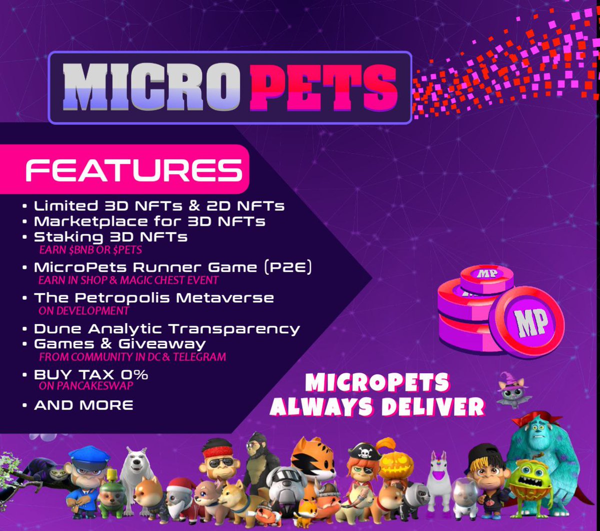 Riena_1113's tweet photo. @WhaleEverything You should check out #MicroPets $PETS . 🔥🚀
You can join their telegram to know more about the project.
TG: https://t.co/RNxSZndUFR https://t.co/OFJGj22Sug