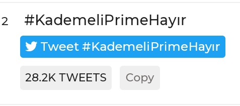 EYTLEVENTATACA1's tweet photo. Türkiye gündemi 2 sıra 🚀💪🧿
28.2000 Tweet 💪🧿🚀
Devammmmmm EYT 
#KademeliPrimeHayır https://t.co/5yOCIQ0dAp
