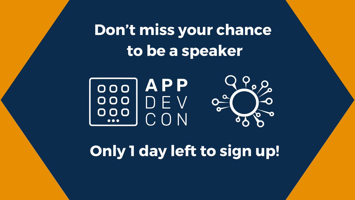 Our audience is craving in-depth, informative sessions that will help them. If you think you have what it takes, we encourage you to sign up. Only 1 day left. appdevcon.nl/speakers/cfp/

#appdevcon2023 #endpointcon2023 #speakers #development #appdevelopment #cfp
