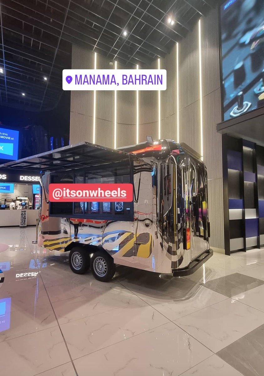 itsonwheels's tweet photo. Wanna start your food truck or mobile business why not on wheels ?
تريد ان تبدأ مشروعك المتنقل ولا تعرف كيف تبدأ ...نقوم بتجهيز عربات متنقله حسب الطلب  
Tel+97336406966

#itsonwheels #iow #gcc #kiosk #beauty #wood #woodworking #bahrainfood #bahrain #saudiarabia #kuwait #oman #UAE https://t.co/CHqGc1kR5N