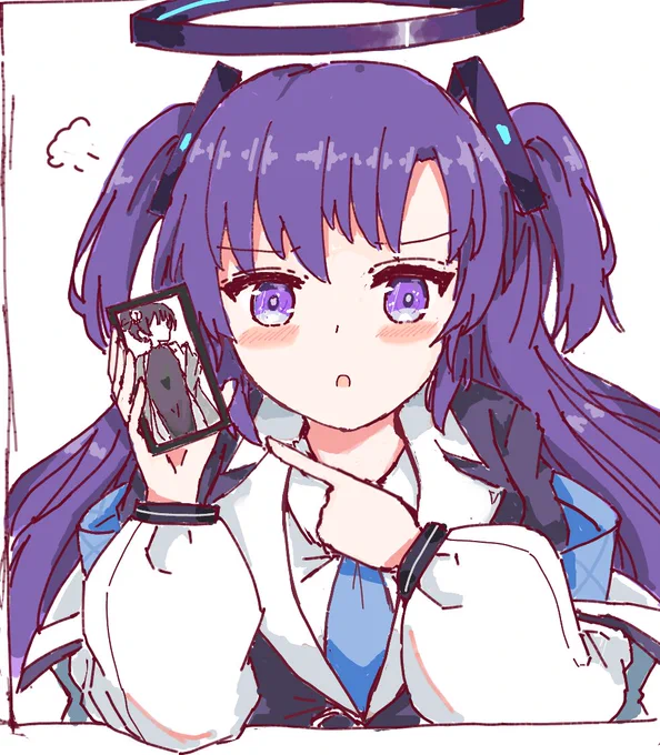 最近かまって貰えなくてお怒りのユウカちゃん#ブルアカ 