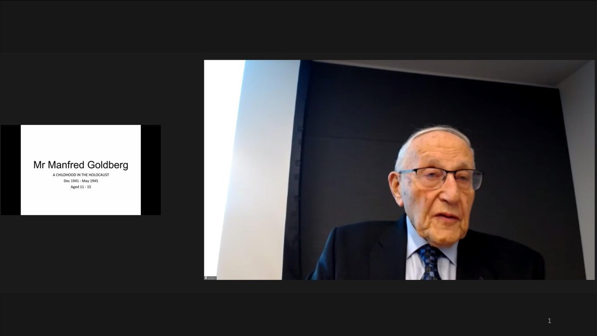 Yesterday, I had the absolute privilege to listen to Manfred Goldberg, a holocaust survivor. He lost all his family but his dad. Stories like his are a reminder to never forget those crimes and honour the memory of those lost to those atrocities. #HolocaustRemembrance