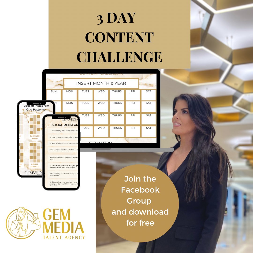 February Freebies! Week 1: 3 day content challenge Want to join? m.facebook.com/groups/2089004…