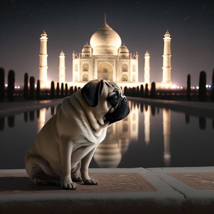 GM folks 💚 
Today I'm in the one of the most romantic places in the world. The monument of love, the great Taj Mahal in Agra, India. This place is stunning 💛

Pic by <a href="/CryptoPsyDoc/">Michael Garber</a> 

lunasky.com/assets/binance…

#LunaSky