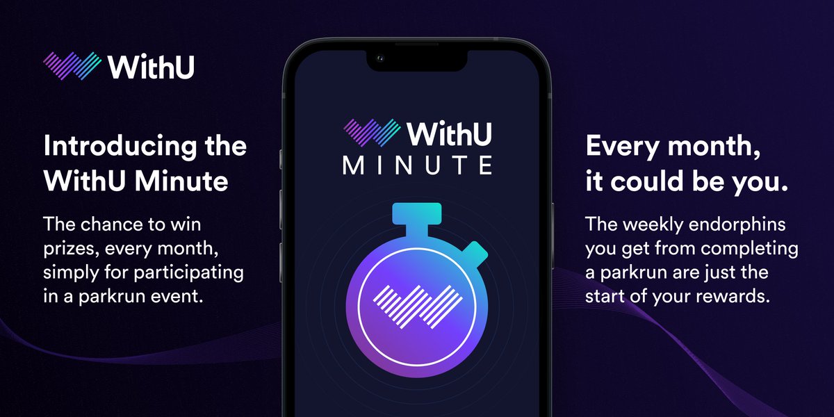 WithuTraining's tweet photo. Love free stuff? You’re in luck 👀 Introducing: the WithU Minute, in collaboration with @parkrunuk. Head over to our Instagram to find out what exactly the WithU Minute is, and how to get involved. Every month, it could be you.

#WithUWorkout #parkrun #WithUMinute https://t.co/uREd0gUQVu