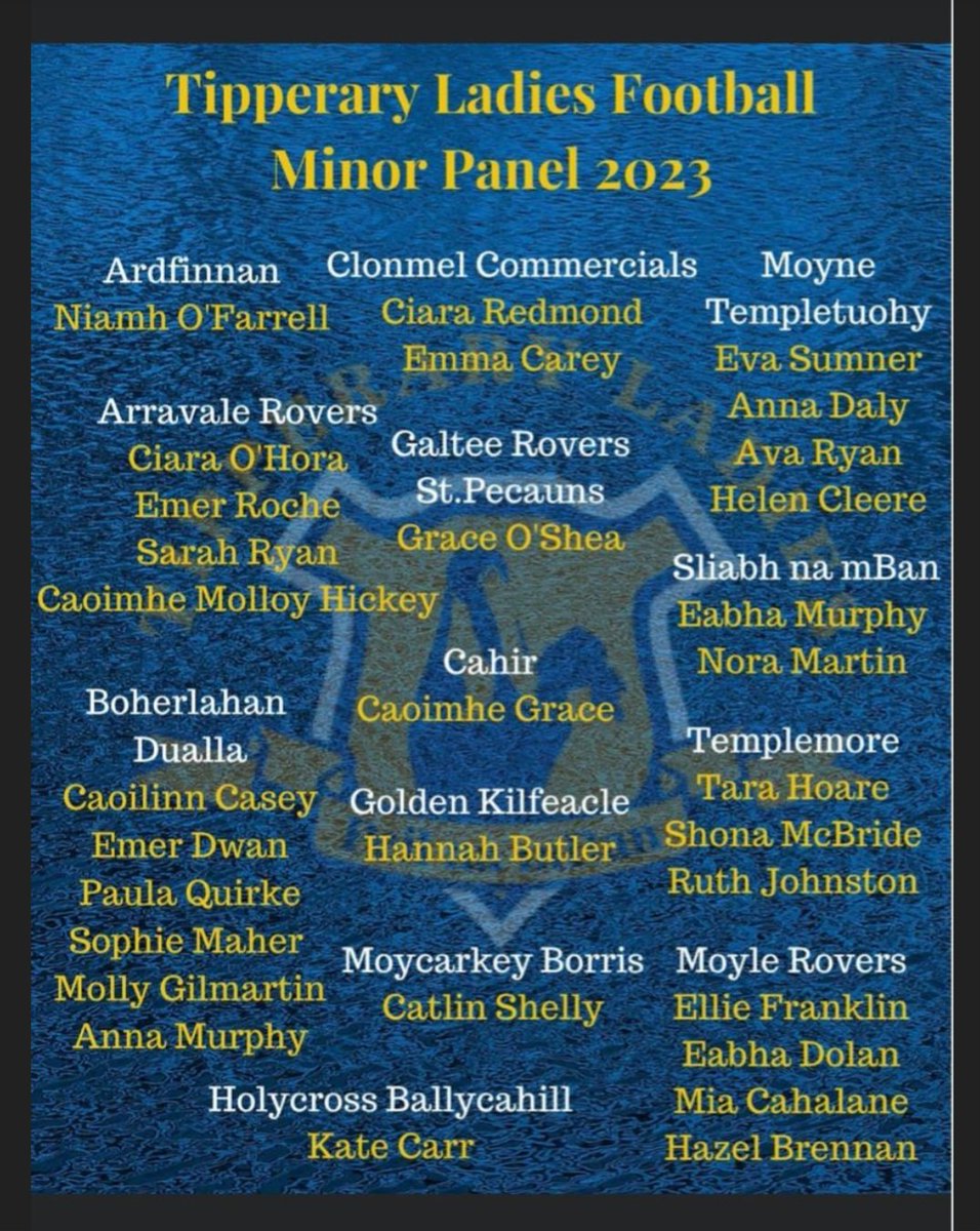 presclonmel's tweet photo. ✨️Well done to Eabha Murphy and Hazel Brennan on making the Tipperary Ladies Football Panel 2023✨️ https://t.co/AyFsaqYDy6
