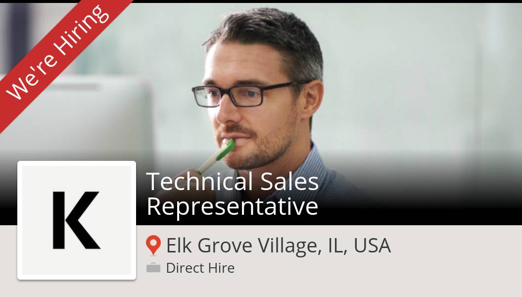 New #job opening at #KellyServices in #ElkGroveVillage! Technical #Sales #Representative workfor.us/kellyservices/…