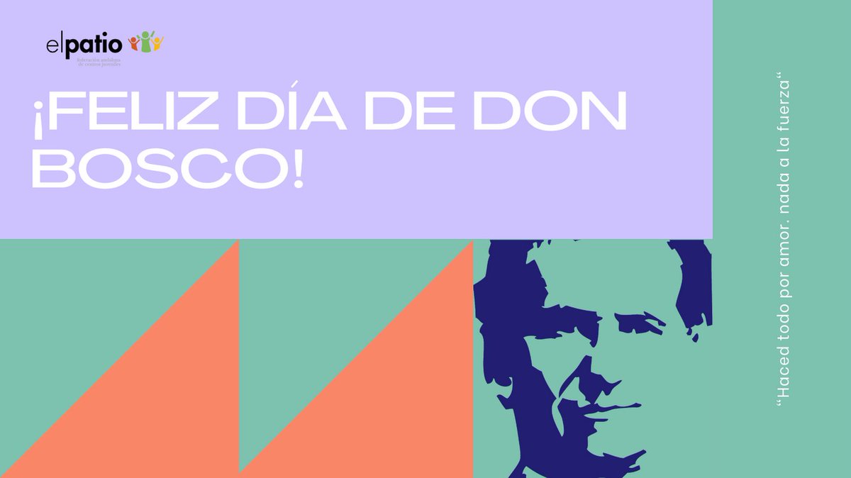 fed_ElPatio's tweet photo. ❤ Su sueño sigue latiendo hoy gracias a nuestros centros juveniles que trabajan para que tantos niños, niñas y jóvenes puedan encontrarse con él.

#FelizDonBosco https://t.co/w6TS4TdeeC