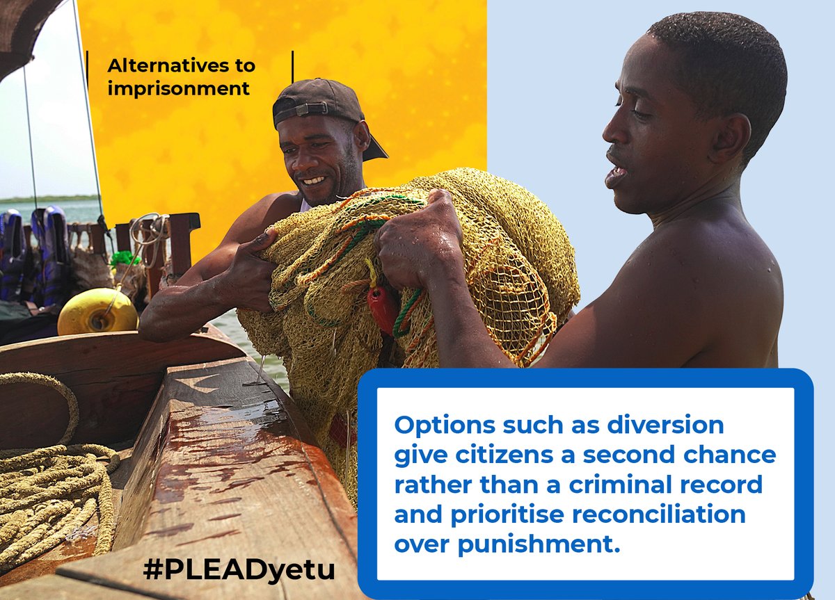 UNODC_EA's tweet image. We are improving the delivery of justice services &amp;amp; expanding the use of alternatives to imprisonment such as diversion, through #PLEADyetu🇪🇺

✳️Diversion reduces backlog of cases in court &amp;amp; overcrowding in prisons.

Read more 👉🔗bit.ly/3jml5Yb &amp;amp; bit.ly/3XPSDgt