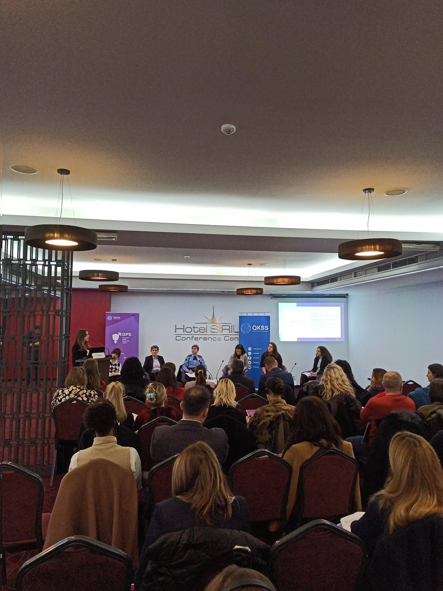 KCSSQKSS's tweet photo. HAPPENING NOW!
Presentation of the "Baseline Assessment Report on #Gender-Based Violence in #Kosovo: Perceptions of the Community and Stakeholders"
#kcssqkss https://t.co/laZxuSDNsf
