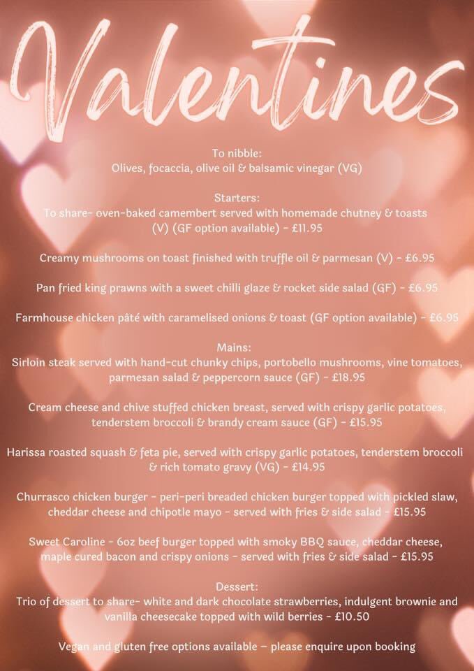 BarrowuSoarVill's tweet image. Valentine’s Day is fast approaching so here are the available menus for the village pubs all together for you to take a look and BOOK (don’t just turn up!) 
The choice on our doorstep is wide and covers your needs plus they’re local enough to walk to, if you can #spendlocal