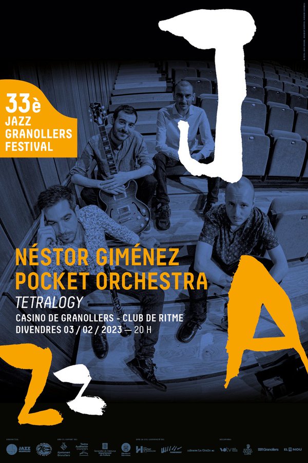 Seed Music (@seedmusic_eu) on Twitter photo 📢 Néstor Giménez Pocket Orchestra presentarà #Tetralogy a <a href="/jazzgranollers/">jazzgranollers</a> aquest divendres 3/2 🎹 No us perdeu aquest quartet de jazz de cambra amb música original de <a href="/nestorgise/">Néstor Giménez</a>. Us esperem a les 20h al Casino!
🎟️Més informació: jazzgranollers.com/472-2/ 📢 Néstor Giménez Pocket Orchestra presentarà #Tetralogy a <a href="/jazzgranollers/">jazzgranollers</a> aquest divendres 3/2 🎹 No us perdeu aquest quartet de jazz de cambra amb música original de <a href="/nestorgise/">Néstor Giménez</a>. Us esperem a les 20h al Casino!
🎟️Més informació: jazzgranollers.com/472-2/