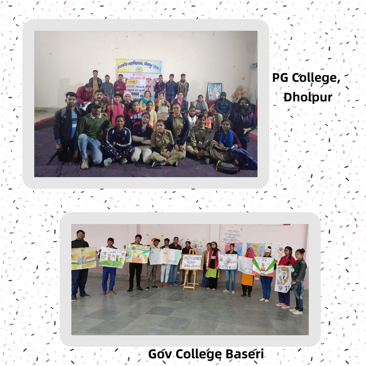 DEODholpur's tweet photo. #MainBharatHoon  #NVD2023  #VoteForSure  #NothingLikeVoting  #BridgingVotingGap #MyVoteMyPower
13th National Voters Day Celebration
@ECISVEEP @SpokespersonECI @rajivkumarec 
@CeoRajasthan @DholpurDm https://t.co/rVhDFtq02m