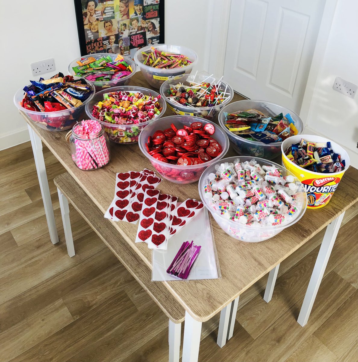 Valentine Sweet Bags for our Gainsborough Store and as always the money raised goes to the NSPCC 🍭🍬❤️ <a href="/NSPCC/">NSPCC</a> <a href="/BlakemoreRetail/">Blakemore Retail</a> <a href="/AF_Blakemore/">A.F. Blakemore & Son</a>