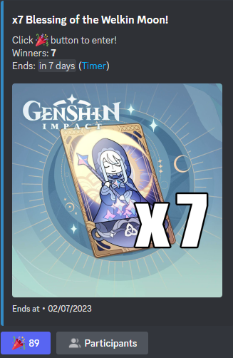 7evennpls's tweet photo. Big giveaway coming your way!💗

✨ 1 Welkin Moon!
➡️ Follow + Retweet

+++

✨ 7 more Welkin Moon on: https://t.co/TQsYGWsyJi
➡️ React 🎉 to enter

Winners for both giveaways will be announced on stream in 7 days! 
Payout via codashop, no login required. Good luck!! 💗 https://t.co/puu6eTwzLh