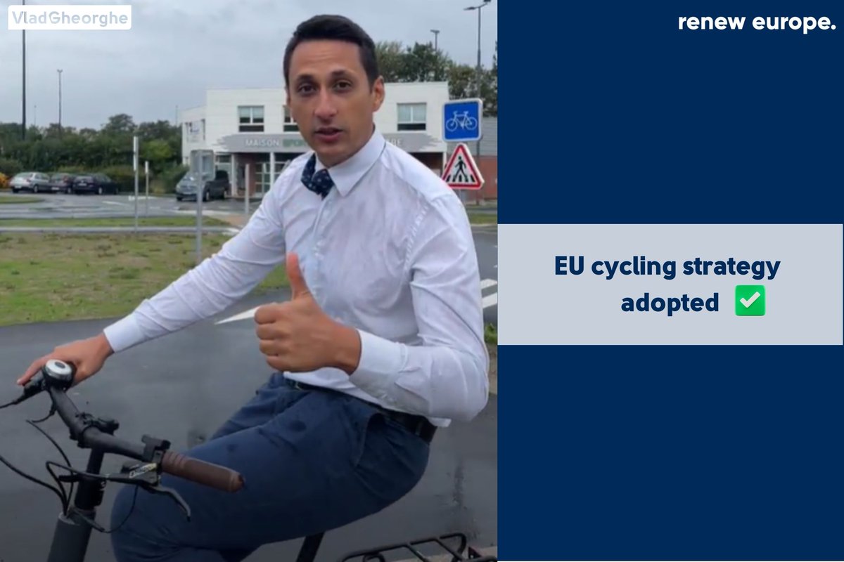 Green transport is the future! 🙏🙌🇪🇺💚

BREAKING: Today <a href="/EP_Transport/">TRAN Committee Press</a> adopted the EU cycling strategy where I have, myself, been very active. 

I believe our citizens deserve better infrastructure &amp; cleaner air 🌿

#environment #EUGreenProsecutor #cycling #cyclinglife #bicycle